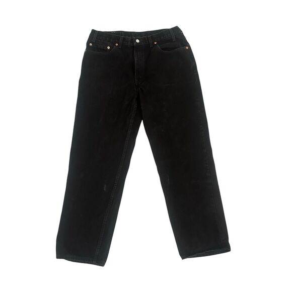 Levi's Men's Straight Jeans - Black - Picture 1 of 12